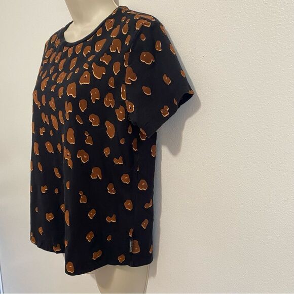 SCOTCH & SODA MAISON SCOTCH Leopard Print Velvet Top - Picture 5 of 10